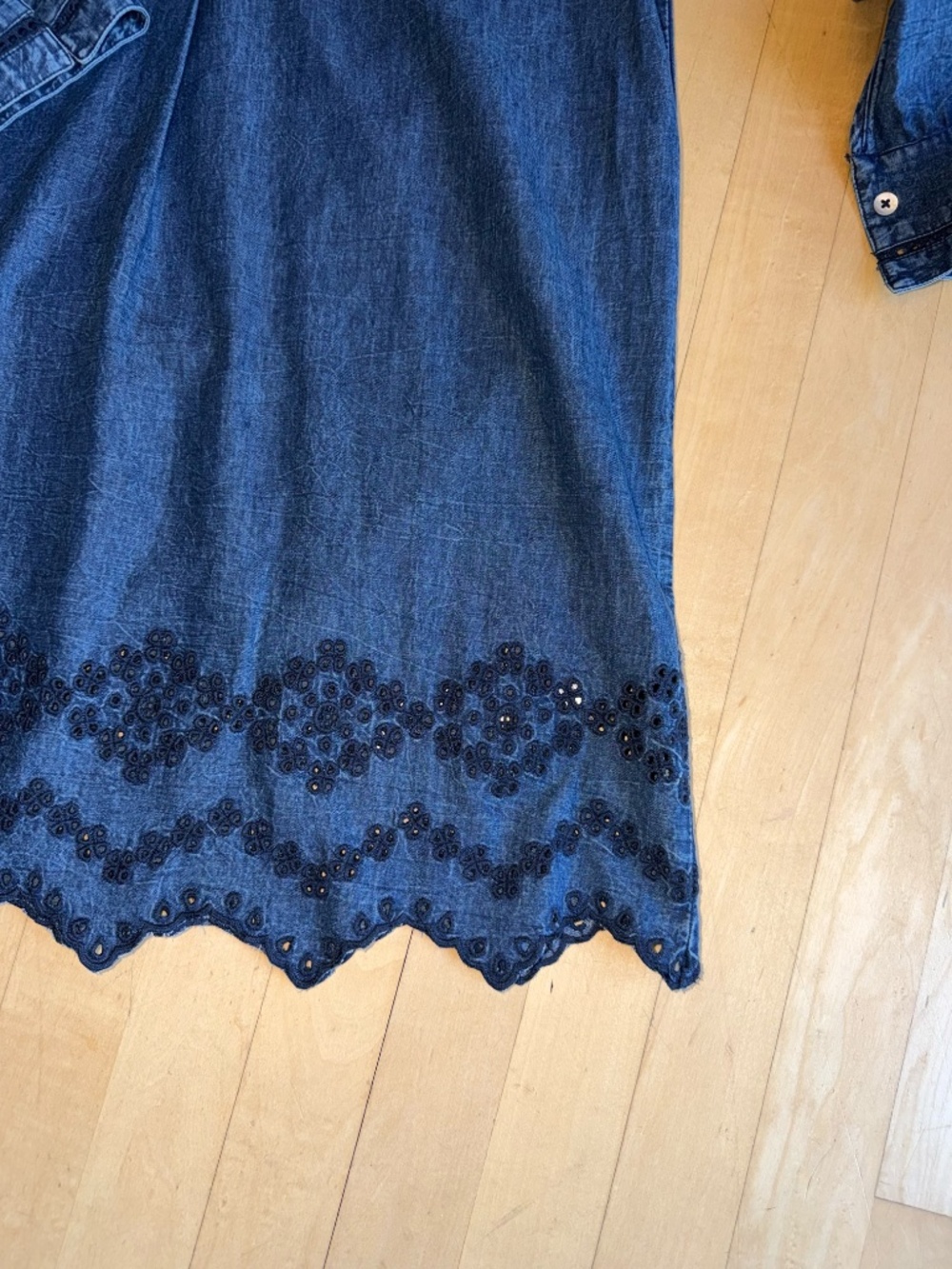 Rails Fernanda vintage wash denim dress, S, CB2734 - Picture 8 of 8